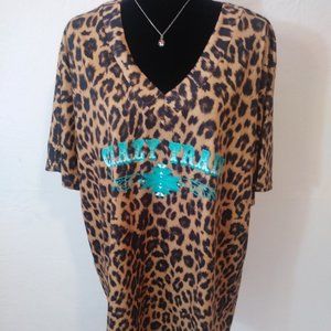 Crazy Train XXL Women's Top Animal Print